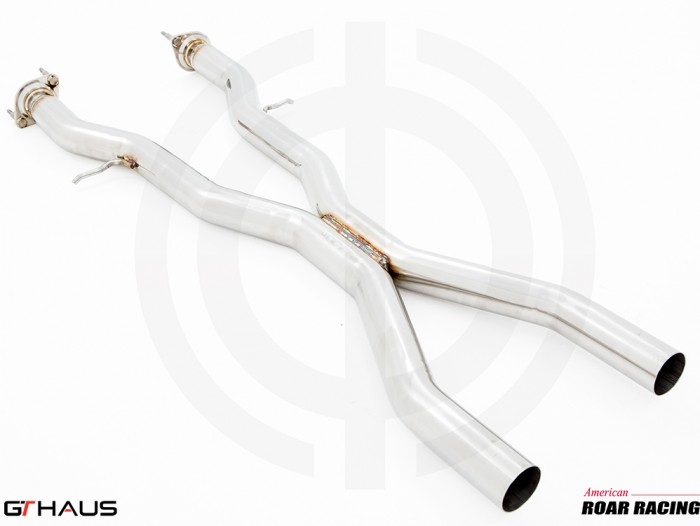 Jeep Grand Cherokee SRT8 Section 2 (Catback X-Pipe) resonator delete Section (SUS)