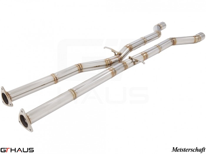 bentley continental gt catback mid pipe 06