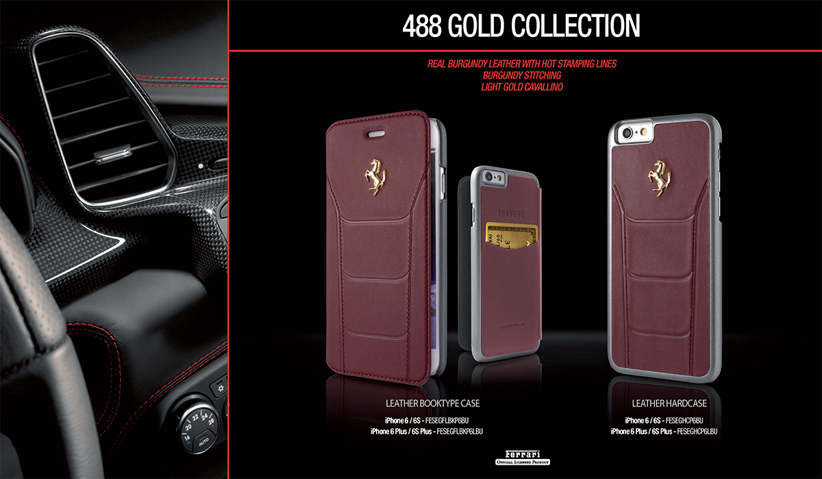 Officially Licensed Ferrari 488 Collection (Gold Logo) | GTHaus