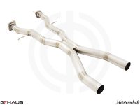 Jeep Grand Cherokee SRT8  Section 2 (Catback X-Pipe) resonator delete Section (Ti)