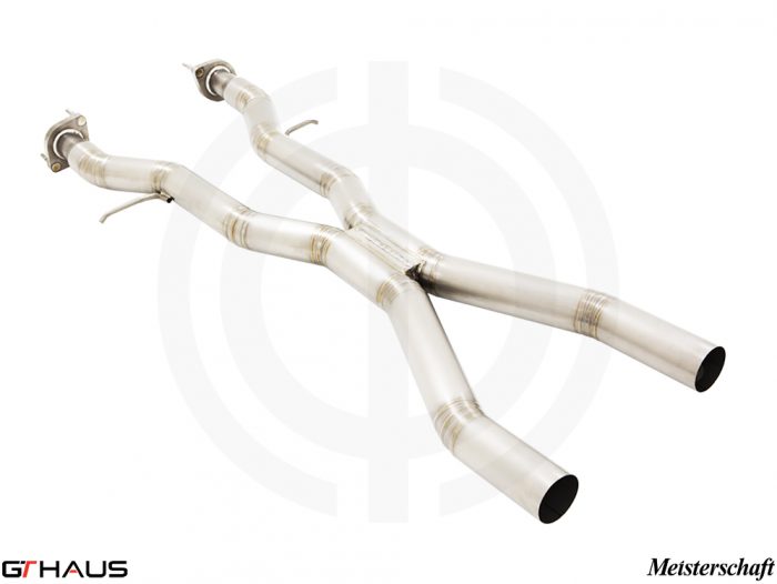 Jeep Grand Cherokee SRT8  Section 2 (Catback X-Pipe) resonator delete Section (Ti)